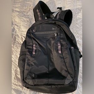 Gently used black Travelon Anti Theft backpack